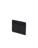 Charlie Wallet - Black Pebbled Leather