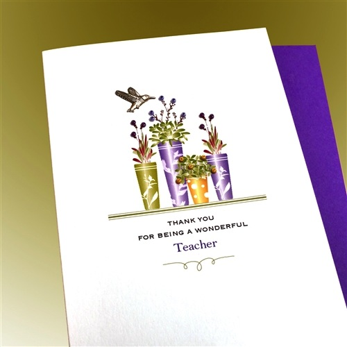 Graduation Card - Thanks/Teacher