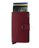 MINI Wallet - veg rosso bordeaux