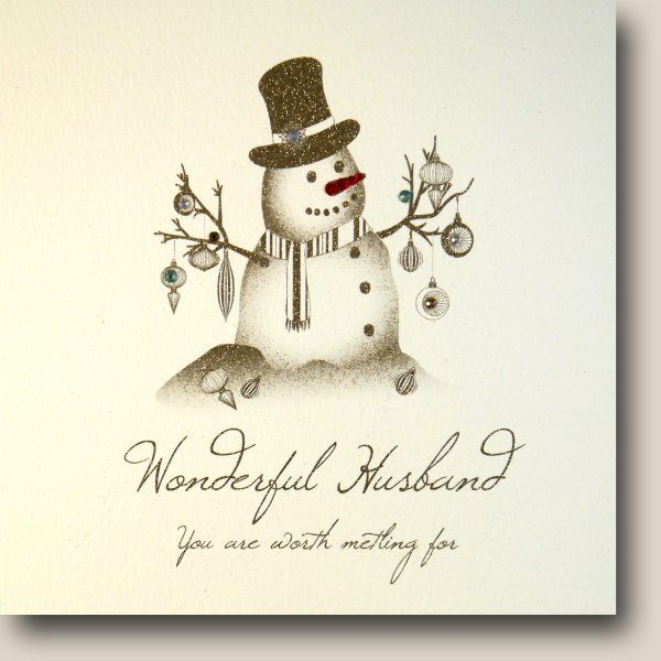 Wonderful Husband Christmas Card