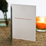 "Life, love, and laughter, what priceless gifts."- Unknown Card
