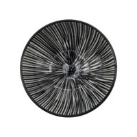 Kiri Porcelain 3" Diameter Sauce Dish - Black Line