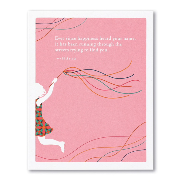 PG CARD - Ever since happiness heard your name