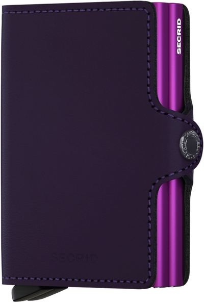 TWIN Wallet - matte purple