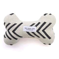 Modern Mud Cloth Natural Dog Squeaky Toy