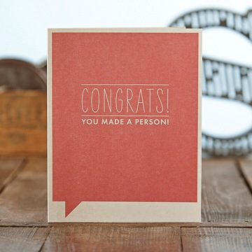 Frank & Funny: Congrats! You made a person!