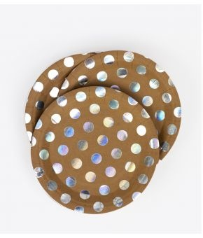 SPOTS PAPER PLATES