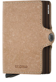 TWIN Wallet - recycled natural
