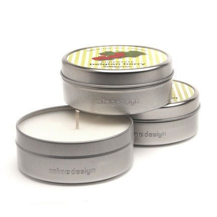 CANDLE TRAVEL TIN - Belgian Berry