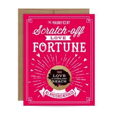 Love Fortune Scratch-off Card
