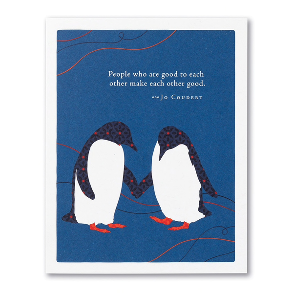 PG CARD - People who are good to each other