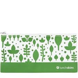 Reusable Zippered Snack Bag Green Leaves