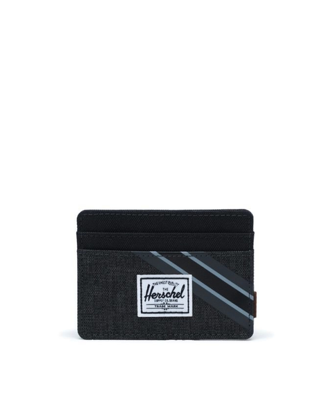 Charlie Wallet - Black Crosshatch/Black