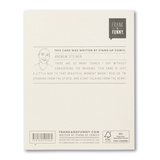 F&F CARD - I don't know what I'd do without you