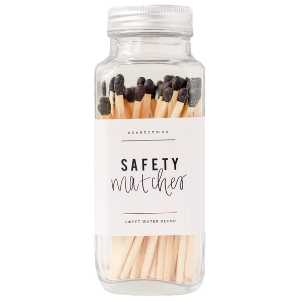 Black Glass - Safety Matches