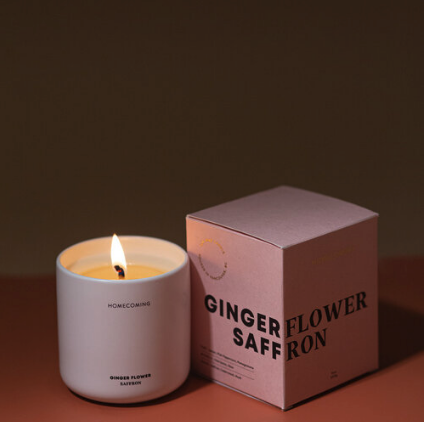 Ginger Flower Saffron Soy Wax Candle