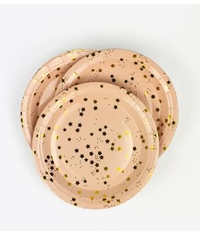 UNICORN STARS PAPER PLATES