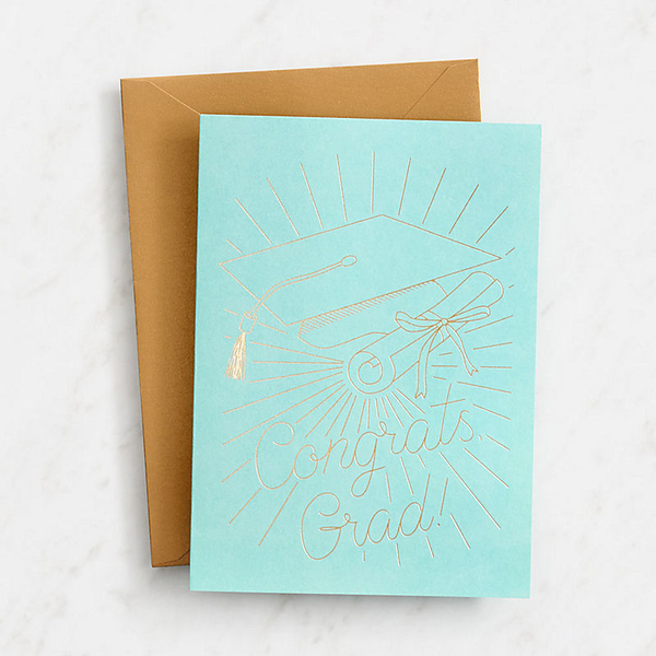 Congrats Linework Graduation Card