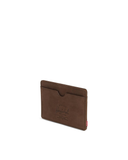 Charlie Wallet - Nubuck Brown Leather
