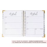 Grey and Rose Gold Planner 2020
