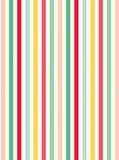 Hooray Circus Stripe/Pink Dot Gift Wrap Sheets - x3 20x27 sheets