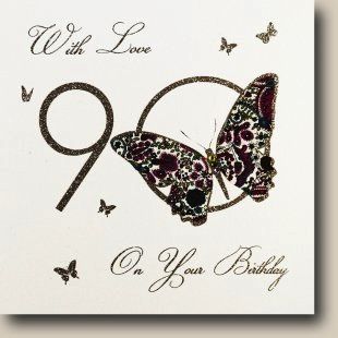 90th Birthday, With Love On Your Birthday