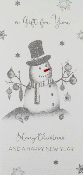 ICED SILVER WALLET - Merry Christmas And A Happy New Year