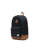 Heritage Backpack | XL Youth - Black/Saddle Brown