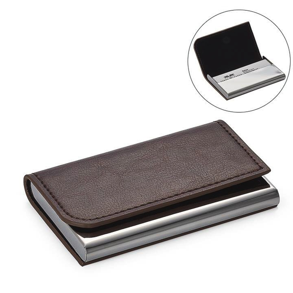 Executive Curve Business Card Holder - Grey