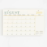 2019-2020 Foil Blotter Calendar - 19.25" x 12.25"