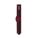 MINI Wallet - veg rosso bordeaux