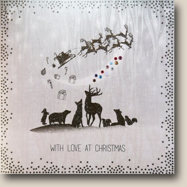 With Love At Christmas Card
