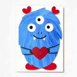 Die-Cut Love Monster