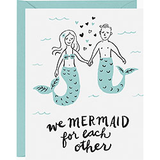 Mermaid For Each Other - Valentine's Card