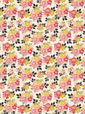 Floral/Black Chevron Wrap Sheets - x3 20x27 sheets