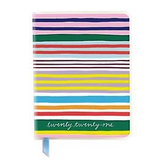 2021 Medium Soft Laminate-Bold Stripe WEEKLY Planner