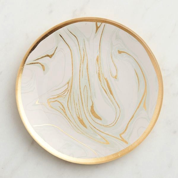 Blush Marble Trinket Dish