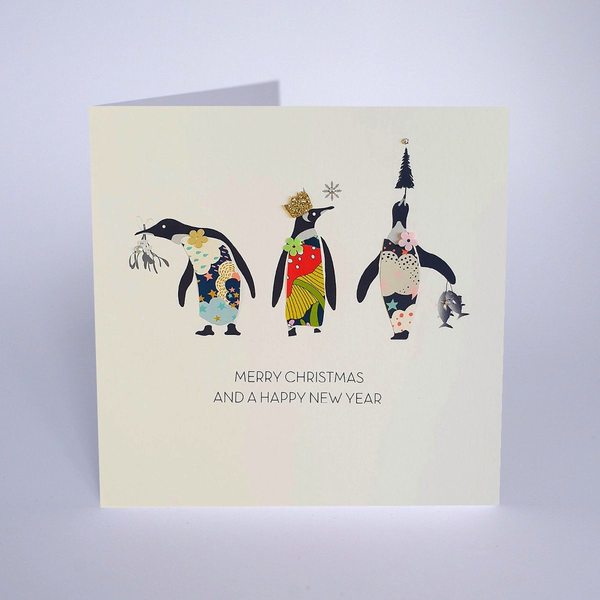 Merry Christmas and a Happy New Year (Penguins)