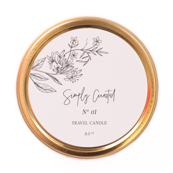 Botanical Collection Tin Candle - No. 01