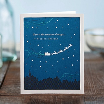 "Now is the moment of magic..." - Victoria Safford