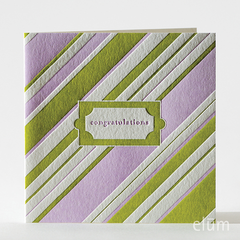 Striped Congrats