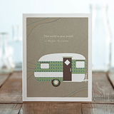 "This world is your world." - Woody Guthrie Card