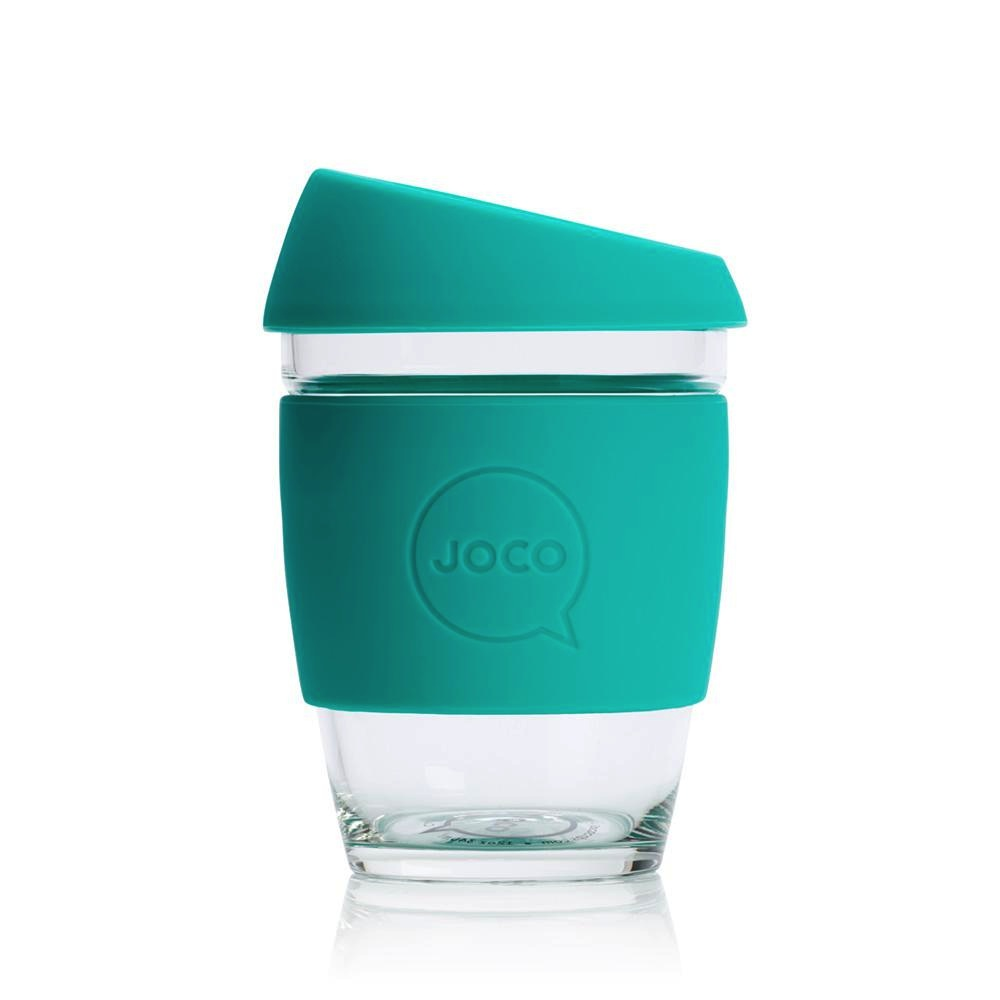 JOCO - Reusable Glass Cup - Mint 12oz