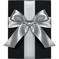 Silver Satin Ribbon 1.5"