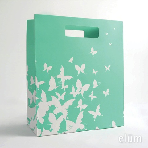 Gift Bag - Butterfly Drift (Aqua)