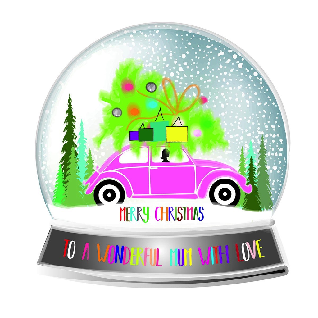 To A Wonderful Mum With Love (Snowglobe)