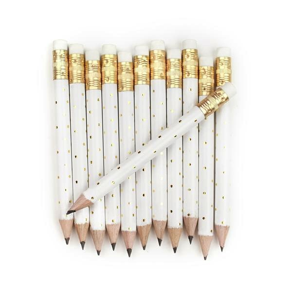 Gold Dot Mini Pencils