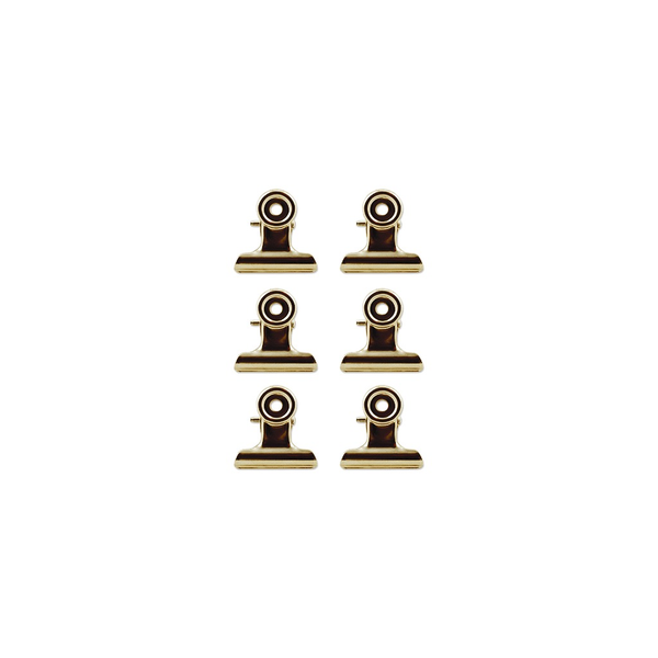 Small BULLDOG clip GOLD