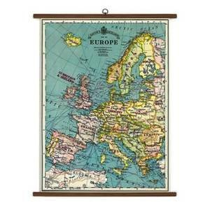 Europe Mape - Large format 28" x 40"