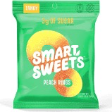 Smart Sweets - Peach Rings Low Sugar Gummies